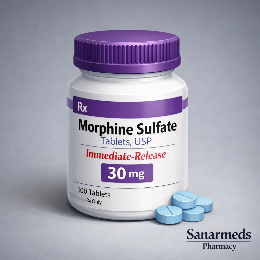 Morphine Sulfate Immediate-Release (IR) 15mg and 30mg